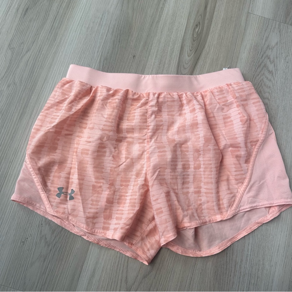 Under Armour Light Pink Sports Shorts